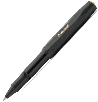 Ручка гелевая Kaweco Classic Sport Guilloche Black 0.7 мм пластик черная с орнаментом