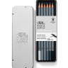 Набор чернографитовых карандашей Winsor Newton Studio Collection 6 штук (HB-8B) купить в художественном магазине Скетчинг Про с доставкой по всему миру