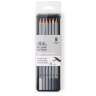 Набор чернографитовых карандашей Winsor Newton Studio Collection 6 штук (HB-8B) купить в художественном магазине Скетчинг Про с доставкой по всему миру