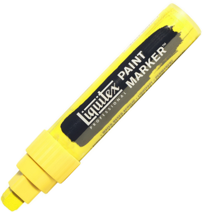 Маркер акриловый Liquitex Paint Marker широкий 15 мм 412 кадмий желтый средний имит