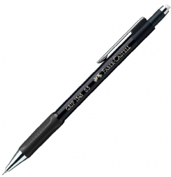 Карандаш механический Faber-Castell Grip 1345 черный, грифель 0.5 мм B