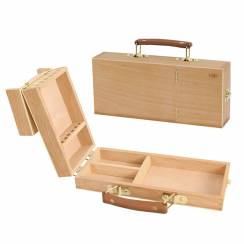 Ящик художника малый Гамма "Московская палитра" 26х11х5 см бук