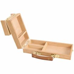 Ящик художника малый Гамма "Московская палитра" 26х11х5 см бук