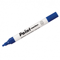 Маркер-краска Centropen Paint Marker 9100 синий 5 мм лаковый