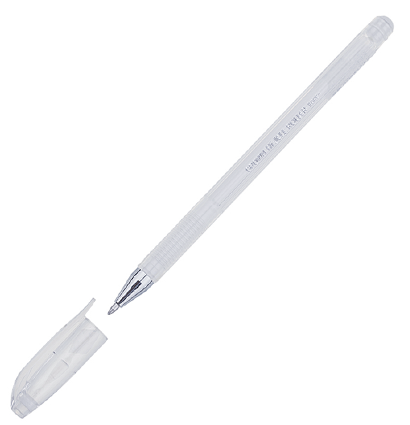 Белая ручка / линер для скетчинга Crown Hi-Jell Roller (белый линер)