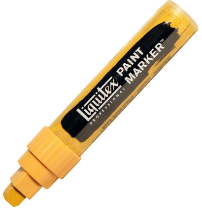 Маркер акриловый Liquitex Paint Marker широкий 15 мм 416 оксид жёлтый