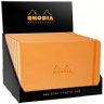 Блокнот в точку Rhodia Webnotebook твердая обложка оранжевый горизонтальный А6 / 96 листов / 90 гм
