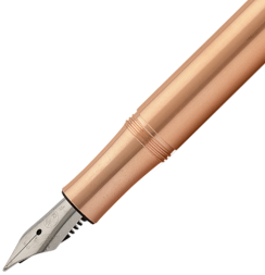 Перьевая ручка Kaweco Liliput Cooper в медном корпусе с синим картриджем в футляре