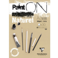 Альбом для смешанных техник Paint'On ClaireFontaine крафт бумага А5 / 30 листов / 250 гм