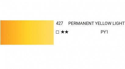 Краска акварельная SH WATER COLOR PRO туба 12мл №427 светло-желтый перманентный