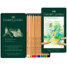 Пастельные карандаши Faber-Castell Pitt Pastel Pencils в наборе 12 цветов в пенале купить в магазине товаров для рисования Скетчинг ПРО с доставкой по РФ и СНГ
