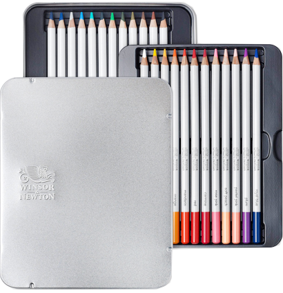 Набор цветных карандашей Winsor&Newton Studio Collection 24 цвета в пенале