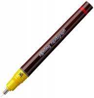 Рапидограф Rotring 0.35 мм пластиковый корпус с черными чернилами