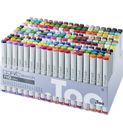 Набор маркеров COPIC SKETCH 216 MULTISET с кистью