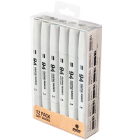 Набор маркеров 12 штук MTN Marker Graphic 94 "Серые тона"