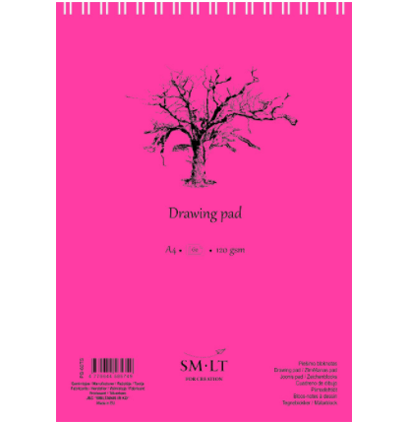 Скетчбук-альбом для рисования Drawing pad универсальный А4 / 60 листов / 120 гм