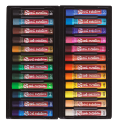 Масляная водорастворимая пастель Art Creation Royal Talens в наборе 24 цвета 