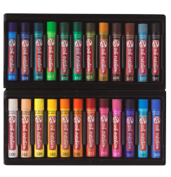 Масляная водорастворимая пастель Art Creation Royal Talens в наборе 24 цвета 