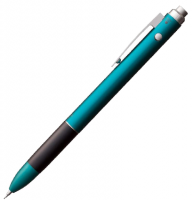 Ручка шариковая зеленый корпус Tombow ZOOM L102 Multi 3 в 1 (2 стержня: черный, красный + мех. карандаш)