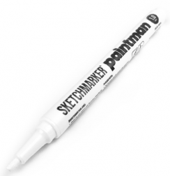 Маркер перманентный Sketchmarker Paintman белый