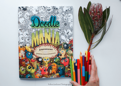 Дудломания (Doodle Mania), не самая обычная раскраска для взрослых, Зиффлин