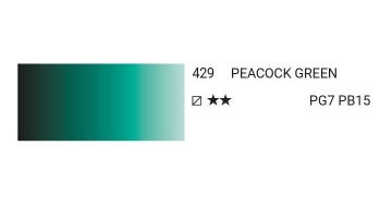 Краска акварельная SH WATER COLOR PRO туба 12мл №429 зеленый павлин