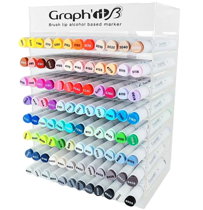 Набор маркеров для рисования Graph'it Brush 96 с настольной подставкой
