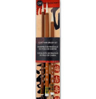 Набор кистей для каллиграфии Manuscript Chinese Calligraphy коза 3 шт блистер