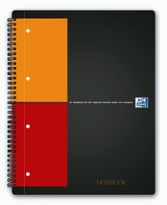 Бизнес-тетрадь Oxford International NoteBook клетка с твердой обложкой  А4 / 80 листов