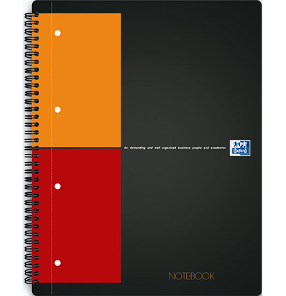 Бизнес-тетрадь Oxford International NoteBook клетка с твердой обложкой  А4 / 80 листов