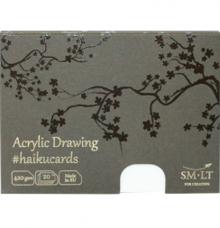 Набор открыток для акрила SMLT Acrylic #Haikucards для иллюстраций А6 / 20 штук / 420 гм