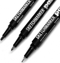 Маркер перманентный Sketchmarker Paintman черный