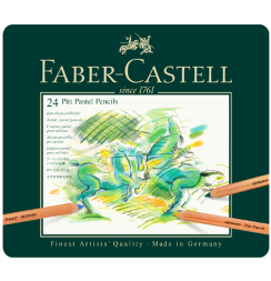 Пастельные карандаши Faber-Castell Pitt Pastel Pencils в наборе 24 цвета в пенале
