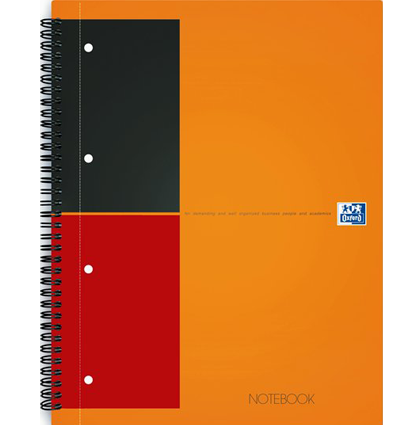 Бизнес-тетрадь Oxford International NoteBook линейка с твердой обложкой А4 / 80 листов
