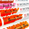 Акварельные маркеры Ecoline Brush Pen в наборе 5 Red (красные) купить для акварельного скетчинга в магазине ПРОСКЕТЧИНГ с доставкой по РФ