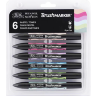 Набор маркеров Brushmarker Winsor & Newton 6 штук, пастельные оттенки купить маркер-кисть в художественном магазине Скетчинг Про с доставкой по РФ и СНГ