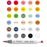  Набор маркеров Touch Brush для онлайн-курса Жени Липатовой «Скетч.Текстуры» 30 цветов купить в фирменном магазине маркеров Скетчинг Про с доставкой по РФ и СНГ