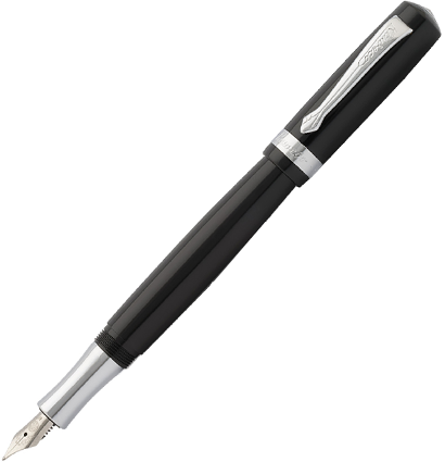 Перьевая ручка Kaweco Student черная в акриловом корпусе корпусе с синим картриджем в футляре