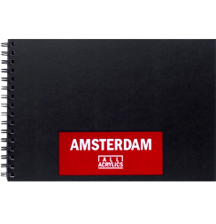 Альбом для акриловых красок и маркеров Amsterdam All Acrylics на пружине 21х35 см / 30 листов / 250 гм