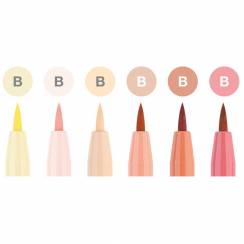 Набор брашпенов "Light Skin" Faber-Castell Pitt Artist Pen Brush 6 цветов