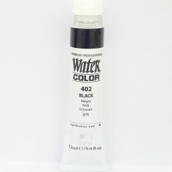 Краска акварельная SH WATER COLOR PRO туба 7,5мл №402 черный 7,5 мл