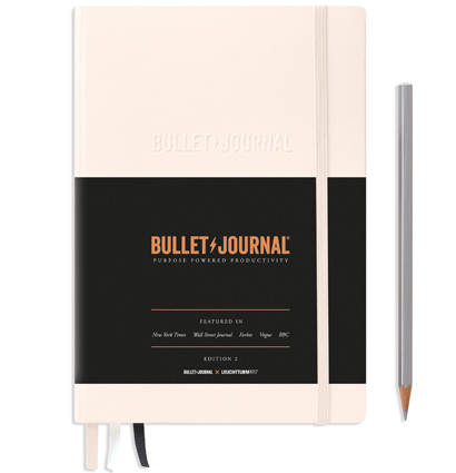 Записная книжка Leuchtturm «Bullet Journal 2» А5 в точку розовая 206 стр.