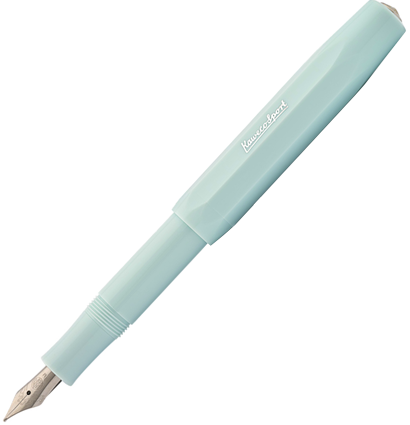 Перьевая ручка Kaweco Skyline Sport мятная в пластиковом корпусе корпусе с синим картриджем