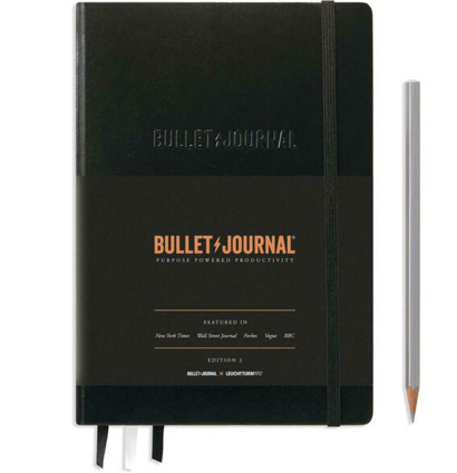 Записная книжка Leuchtturm «Bullet Journal 2» А5 в точку черная 206 стр.
