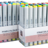 Большой набор маркеров Finecolour Sketch 72 цвета для скетчей в кейсе Файнколор купить в магазине маркеров Скетчинг Про с доставкой по РФ и СНГ