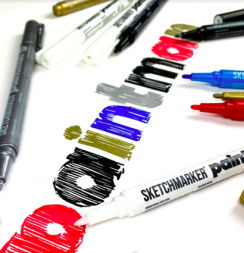 Маркер перманентный Sketchmarker Paintman синий 1 мм