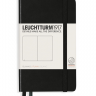 Записная книжка Leuchtturm «Pocket» A6 нелинованная черная 187 стр.