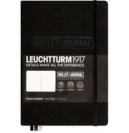 Записная книжка Leuchtturm «Bullet Journal» А5 в точку черная 250 стр.