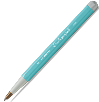 Ручка шариковая Leuchtturm «Drehgriffel Nr. 1» корпус бирюзовый, чернила синие