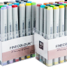 Набор маркеров Finecolour Sketch 48 цветов для скетчей в фирменном кейсе Файнколор купить в магазине маркеров и товаров для рисования Скетчинг Про с доставкой по РФ и СНГ